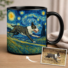 Load image into Gallery viewer, Personalized Starry Night Artwork Bull Terrier Coffee Mug-Mug-Bull Terrier,Dog Dad Gifts,Dog Memorial Gifts,Dog Mom Gifts,Mugs,Personalize Artwork-10