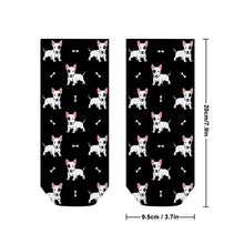 Load image into Gallery viewer, Bull Terrier Socks - Ankle Length - Eye Patch White Bull Terrier Love-Accessories-Accessories,Bull Terrier,Dog Dad Gifts,Socks-19