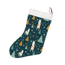 Load image into Gallery viewer, Bull Terrier Winter Magic Christmas Stocking-Christmas Ornament-Bull Terrier, Christmas, Home Decor-26X42CM-White-1