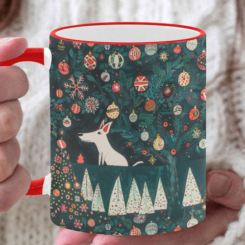 Bull Terrier’s Christmas Enchantment Coffee Mug-White4-ONE SIZE-1