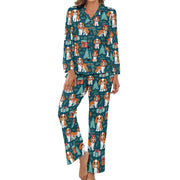 Bundles of Joy Blenheim Cavaliers Christmas Pajamas Set for Women-Pajamas-Apparel, Cavalier King Charles Spaniel, Christmas, Dog Mom Gifts, Pajamas-4