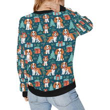 Load image into Gallery viewer, Bundles of Joy Blenheim Cavaliers Christmas Sweatshirt for Women-Apparel-Apparel, Cavalier King Charles Spaniel, Christmas, Dog Mom Gifts, Sweatshirt-2