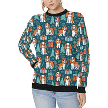 Load image into Gallery viewer, Bundles of Joy Blenheim Cavaliers Christmas Sweatshirt for Women-Apparel-Apparel, Cavalier King Charles Spaniel, Christmas, Dog Mom Gifts, Sweatshirt-S-1