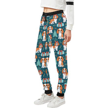 Load image into Gallery viewer, Bundles of Joy Blenheim Cavaliers Christmas Unisex Sweatpants-Apparel-Apparel, Cavalier King Charles Spaniel, Christmas, Dog Dad Gifts, Dog Mom Gifts, Pajamas-2