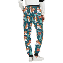 Load image into Gallery viewer, Bundles of Joy Blenheim Cavaliers Christmas Unisex Sweatpants-Apparel-Apparel, Cavalier King Charles Spaniel, Christmas, Dog Dad Gifts, Dog Mom Gifts, Pajamas-3