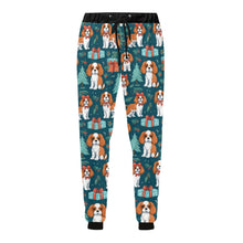 Load image into Gallery viewer, Bundles of Joy Blenheim Cavaliers Christmas Unisex Sweatpants-Apparel-Apparel, Cavalier King Charles Spaniel, Christmas, Dog Dad Gifts, Dog Mom Gifts, Pajamas-4