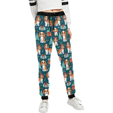 Load image into Gallery viewer, Bundles of Joy Blenheim Cavaliers Christmas Unisex Sweatpants-Apparel-Apparel, Cavalier King Charles Spaniel, Christmas, Dog Dad Gifts, Dog Mom Gifts, Pajamas-XS-1