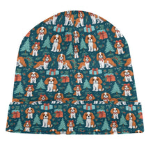 Load image into Gallery viewer, Bundles of Joy Blenheim Cavaliers Warm Christmas Beanie-Accessories-Accessories, Cavalier King Charles Spaniel, Christmas, Dog Mom Gifts, Hats-ONE SIZE-5