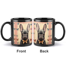 Load image into Gallery viewer, Butterfly Whispers Black French Bulldog Coffee Mug-2