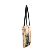 Butterfly Whispers Black French Bulldog Shopping Tote Bag-Accessories-Accessories, Bags, Dog Dad Gifts, Dog Mom Gifts, French Bulldog-ONESIZE-3
