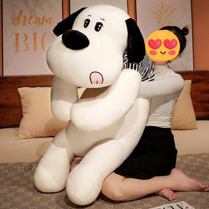 Button Nose Dog Stuffed Animal Huggable Plush Toys-Soft Toy-Dogs, Home Decor, Soft Toy, Stuffed Animal, Stuffed Cushions-7