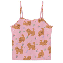Load image into Gallery viewer, Flower Garden Doodle Love Women&#39;s Cami and Shorts Pajama Set-Apparel-Apparel,Dog Mom Gifts,Doodle,Pajamas-13