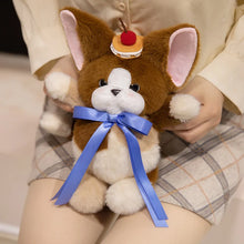 Load image into Gallery viewer, Cake on My Mind Brown and White Oriental Shorthair Cat Plush Toy-2
