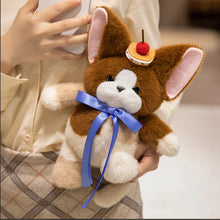Load image into Gallery viewer, Cake on My Mind Brown and White Oriental Shorthair Cat Plush Toy-3