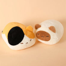 Load image into Gallery viewer, Calico Cat Pillow - Sleepy Plush Fat Cat Loaf-25