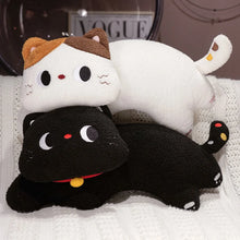 Load image into Gallery viewer, Calico Cat Plush Pillow - Curvy Kawaii Big-Eyed Cat-6