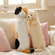 Load image into Gallery viewer, Calico Cat Plush - Snuggly Long Kitten (Large to Giant Size)-25