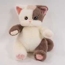 Load image into Gallery viewer, Calico Cat Plush Toy - Adorable Sitting Design-brown-white-30cm-1