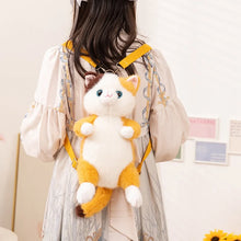 Load image into Gallery viewer, Calico Cat Plush Toy and Backpack - Adorable Everyday Cat and Carry-Stuffed Animals-Bags,Calico Cat,Cats,Stuffed Animal-15