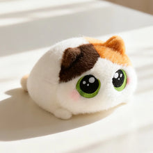 Load image into Gallery viewer, Calico Cat Plush Toy - Big Eyed Squishy Cat-three flower cat-about 15cm-1