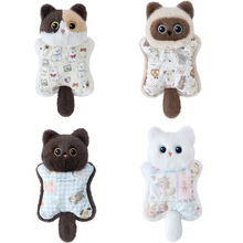 Load image into Gallery viewer, Calico Cat Plush Toy - Big Eyes with Patterned Fabric Body-2