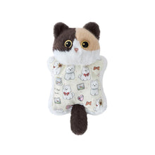 Load image into Gallery viewer, Calico Cat Plush Toy - Big Eyes with Patterned Fabric Body-3