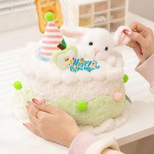 Load image into Gallery viewer, Calico Cat Plush Toy - Sweet Birthday Cake Surprise - Lemon Cake-Stuffed Animals-Calico Cat,Cats,Stuffed Animal-7