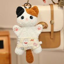 Load image into Gallery viewer, Calico Cat Plushie - Kitten Wearing Diaper Pants-6
