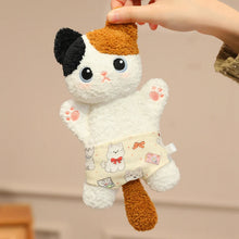 Load image into Gallery viewer, Calico Cat Plushie - Kitten Wearing Diaper Pants-7