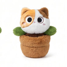 Load image into Gallery viewer, Calico Cat Soft Toy - Darling Spring Time Bloom-3 color cat plant-about 25cm-1