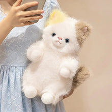 Load image into Gallery viewer, Calico Cat Stuffed Animal - Fluffy Standing Cat Plush Toy-19