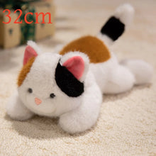 Load image into Gallery viewer, Calico Cat Stuffed Animal - Little Pink Heart Nose-Tricolor cat-1