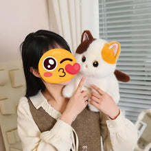 Load image into Gallery viewer, Calico Cat Stuffed Animal - Sitting Design with Big Eyes-2