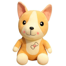 Load image into Gallery viewer, Image of a sitting Corgi stuffed animal plush toy pillow