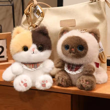Load image into Gallery viewer, Cute Siamese Cat Bag Charm - Ribbon Bow Lace Bib-Accessories-Accessories,Bag Charm,Cats,Stuffed Animal-10