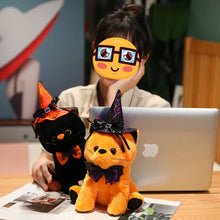 Load image into Gallery viewer, Halloween Black Cat Plush - Spooky Witch Hat Kitty-Stuffed Animals-Black Cat,Cats,Stuffed Animal-11