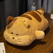 Load image into Gallery viewer, Large Orange Tabby Cat Plush Toy and Body Pillow - Chunky Fat Belly Flop Cat (Medium to Giant size)-Stuffed Animals-Cats,Home Decor,Orange Cat,Pillows,Stuffed Animal,Tabby Cat-4