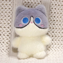 Load image into Gallery viewer, Small Gray and White Cat Plush Toy - Darling Big-Eyed Kitty-Stuffed Animals-Cats,Grey and White Cat,Stuffed Animal-4