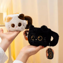 Load image into Gallery viewer, Whimsical White Cat Plush Toy - Sweet Cattachino Cutie-Stuffed Animals-Cats,Stuffed Animal,White Cat-15