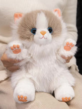Load image into Gallery viewer, Realistic Seal Point Ragdoll Cat Plush - Sitting with Blue Eyes-Stuffed Animals-Cat Memorial Gifts,Cats,Ragdoll Cat,Stuffed Animal-6
