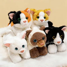 Load image into Gallery viewer, Black and White Cat Stuffed Animal - Adorable Belly Flop Cat-Stuffed Animals-Black and White Cat,Cat Memorial Gifts,Cats,Stuffed Animal-4