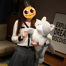 Load image into Gallery viewer, Cat Shark Plush - Grey and White Shark Tail Cat Plush Toy-34