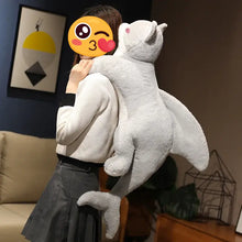 Load image into Gallery viewer, Cat Shark Plush - Grey and White Shark Tail Cat Plush Toy-32