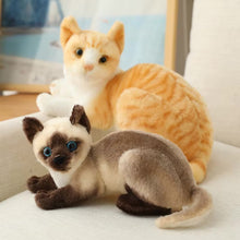Load image into Gallery viewer, Realistic Lifelike Orange White Tabby Cat Stuffed Animal Plush Toys-Stuffed Animals-Cat Memorial Gifts,Cats,Orange and White Cat,Stuffed Animal,Tabby Cat-3