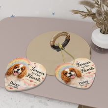Load image into Gallery viewer, Cavalier King Charles Spaniel Dog Ornament - Forever In Our Hearts Design - Personalized with Name-Christmas Ornament-Cavalier King Charles Spaniel,Christmas,Personalize Artwork-6