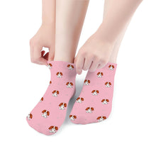 Load image into Gallery viewer, Cavalier King Socks - Ankle Length - Happy Cavalier King Charles Spaniels-Accessories-Accessories,Cavalier King Charles Spaniel,Dog Dad Gifts,Socks-17
