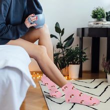 Load image into Gallery viewer, Cavalier King Socks - Ankle Length - Happy Cavalier King Charles Spaniels-Accessories-Accessories,Cavalier King Charles Spaniel,Dog Dad Gifts,Socks-18