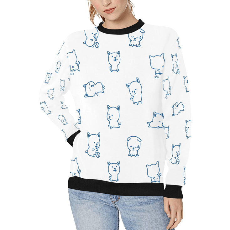 Cutest White Chihuahua Love Women's Sweatshirt - 4 Colors-Apparel-Apparel, Chihuahua, Sweatshirt-3