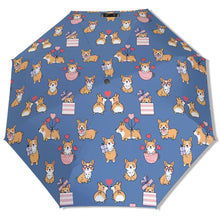 Load image into Gallery viewer, Celebration Corgi Love Umbrella-Daily Accessories-16