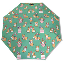 Load image into Gallery viewer, Celebration Corgi Love Umbrella-Daily Accessories-1